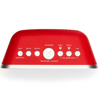 AIWA Klockradio Två alarm USB ladd-uttag Röd