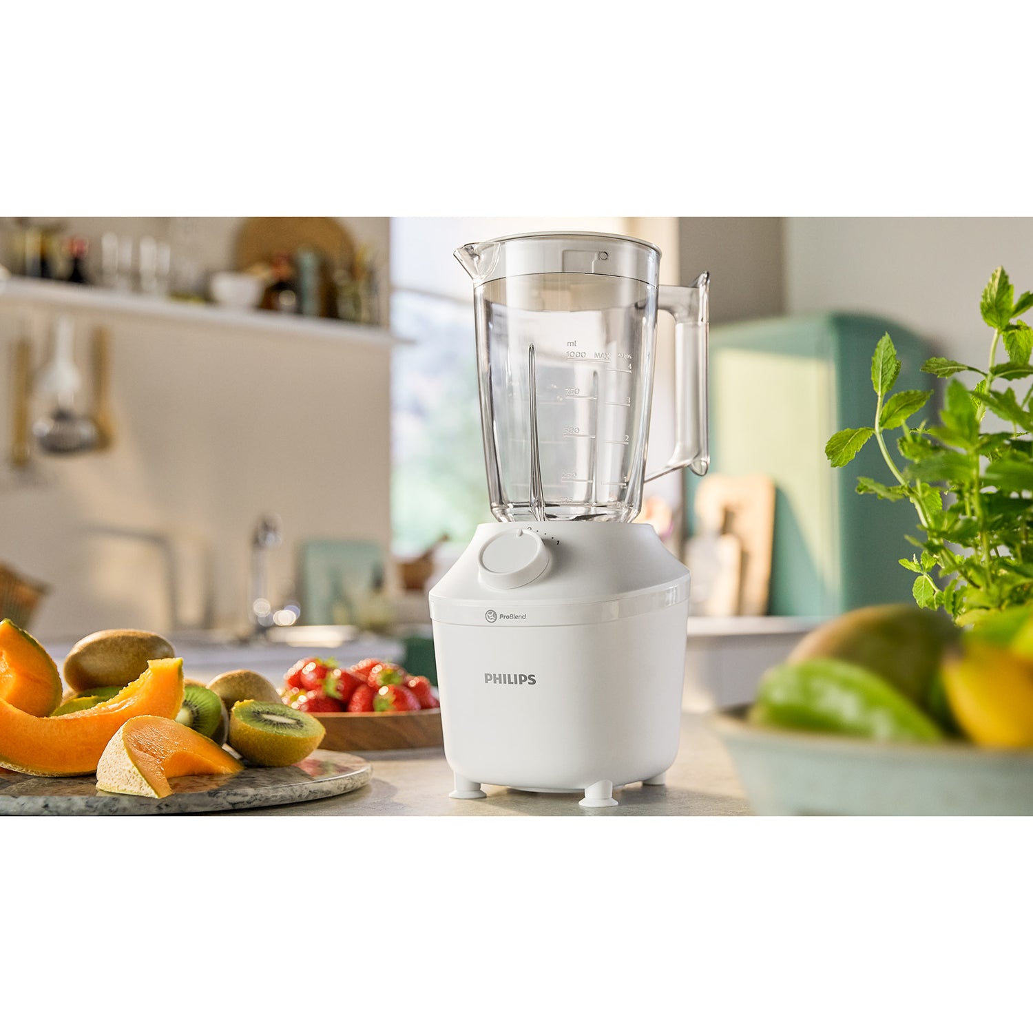 Philips Blender HR2041/00 Mixer ProBlend-teknik 450W 1,9l