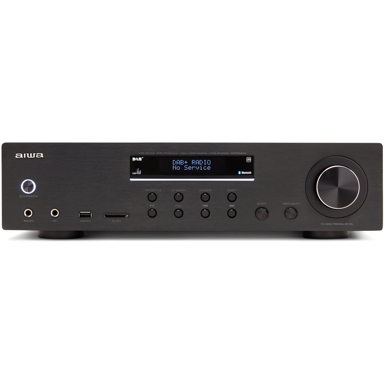 AIWA Stereo-receiver med Bluetooth 2 x 100 Watt RMS @4Ohm
