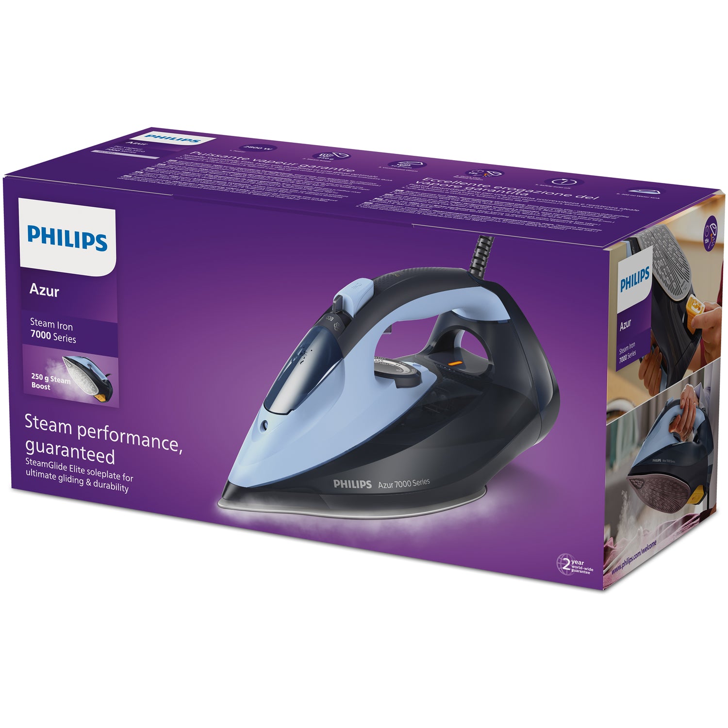 Philips Ångstrykjärn DST7041/21 7000 Series Steamglide Elite sula