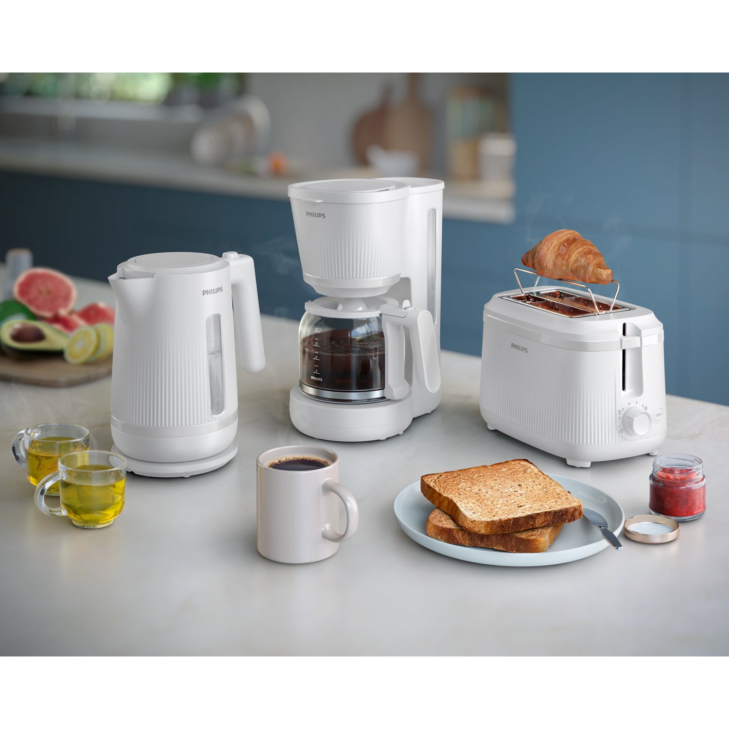 Philips Brödrost HD2511/00 Arctic White 3000 serien