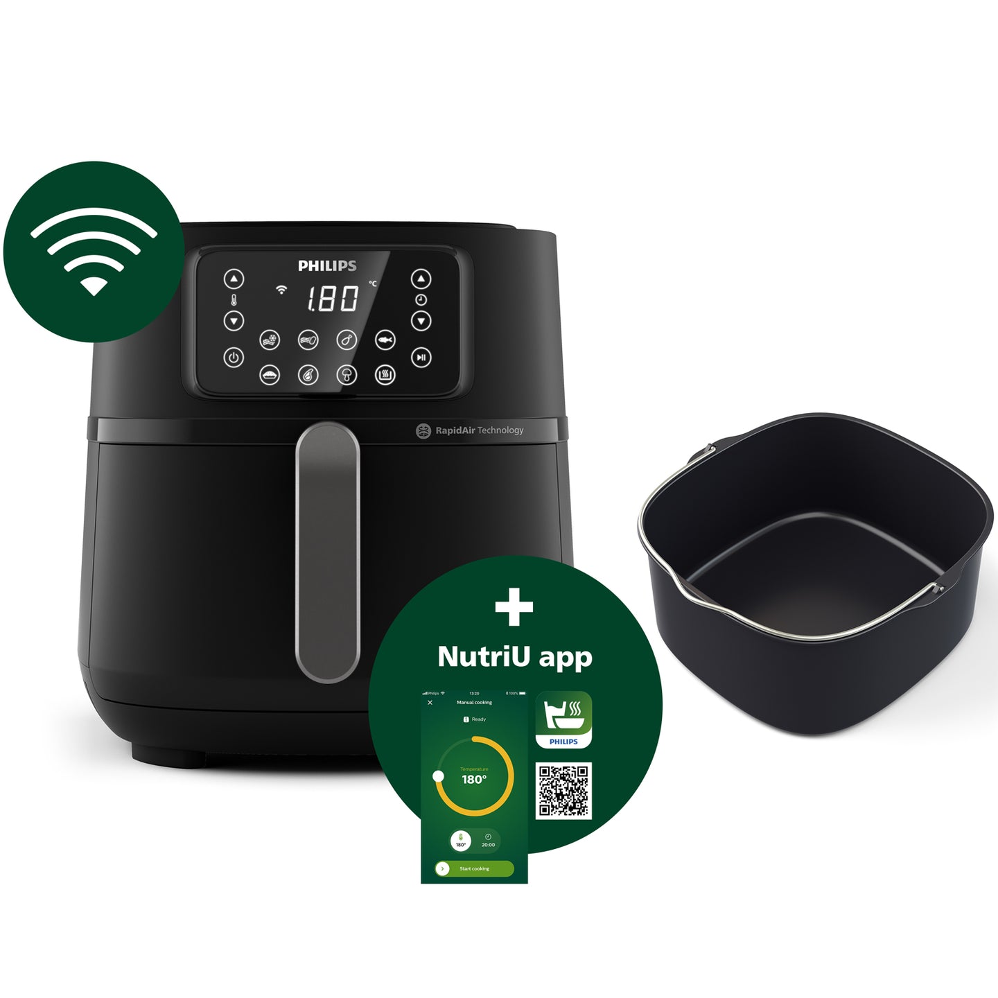 Philips Airfryer Cosmos XXL Connected App WiFi - HD9285/93