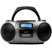 AIWA Boombox CD Radio Kassett USB Bluetooth BBTC-550MB Mörkgrå