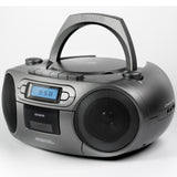 AIWA Boombox CD Radio Kassett USB Bluetooth BBTC-550MB Mörkgrå