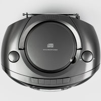 AIWA Boombox CD Radio Kassett USB Bluetooth BBTC-550MB Mörkgrå