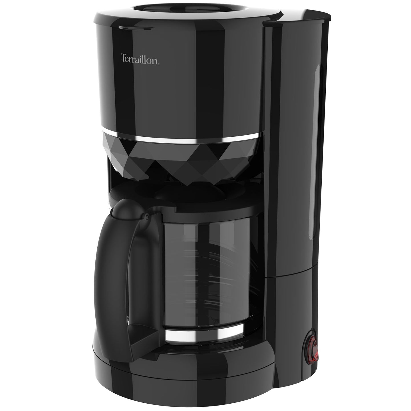 Terraillon Kaffebryggare Diamond 1,25L 980W Droppstopp svart