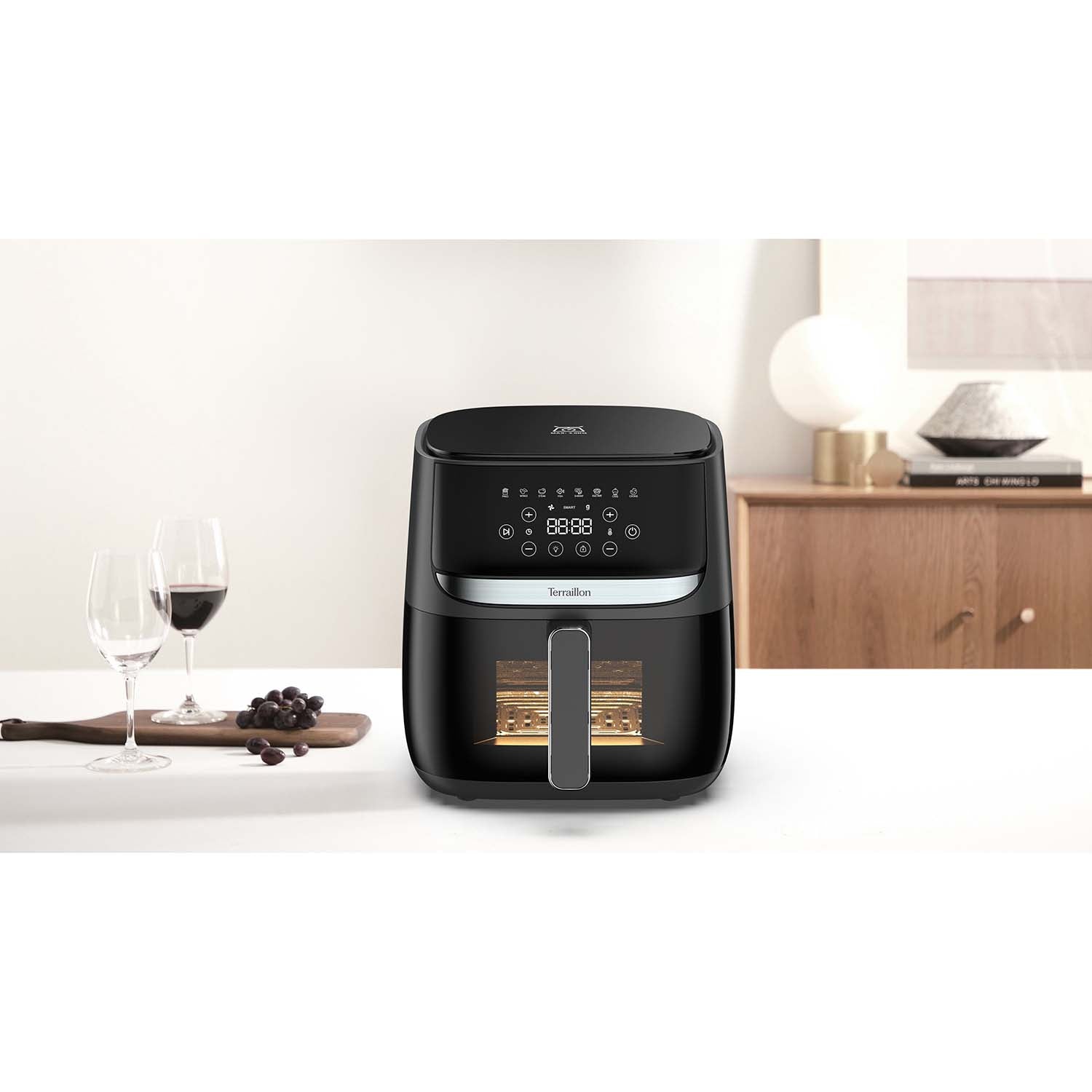 Terraillon Airfryer Smart Cook & Fry 2in1 med Inbyggd våg 5,7L