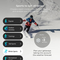 KSIX Smartklocka Venture - Svart