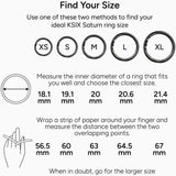 KSIX Smart Ring Saturn - M