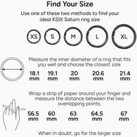KSIX Smart Ring Saturn - M