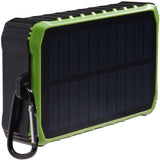 Denver PowerBank 10.000 mAh Solcell Vev Svart/Grön