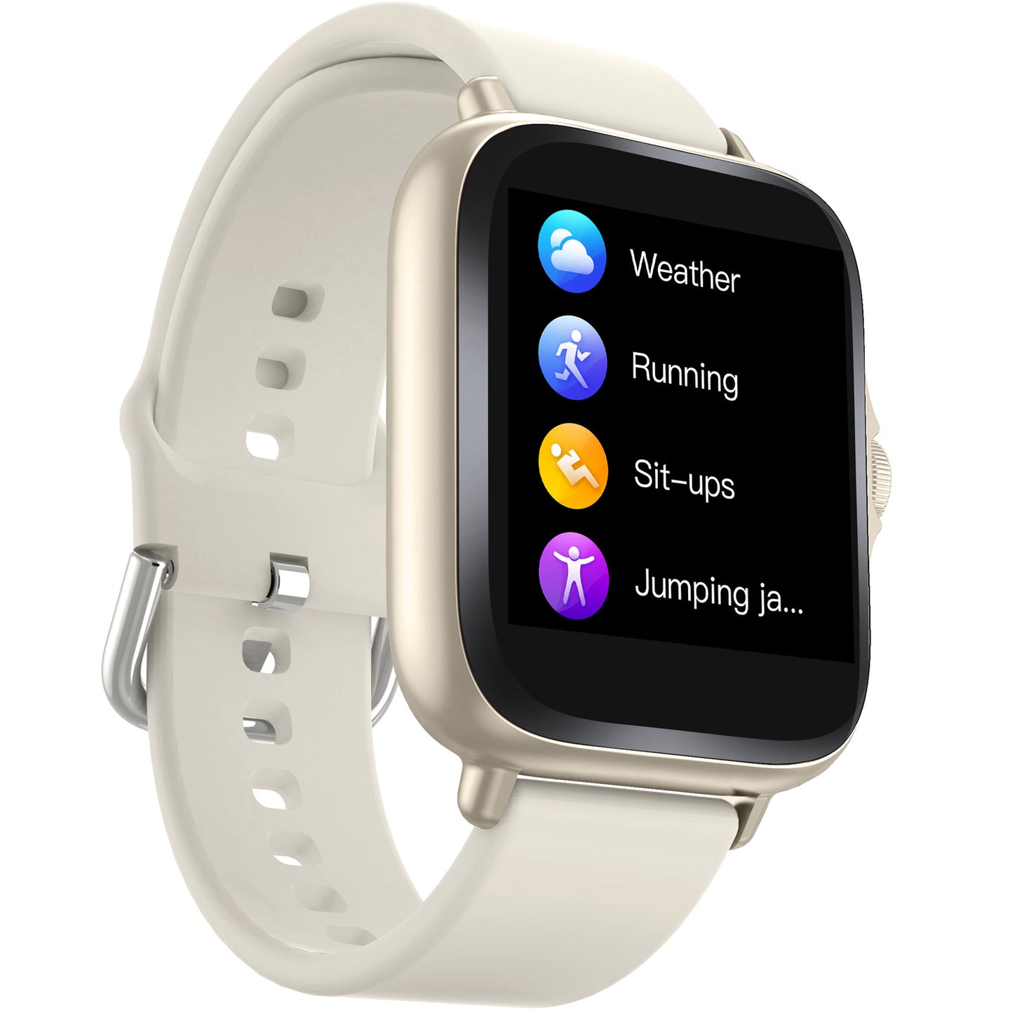 Denver SmartWatch 1,44" display Hjärtsensor Beige