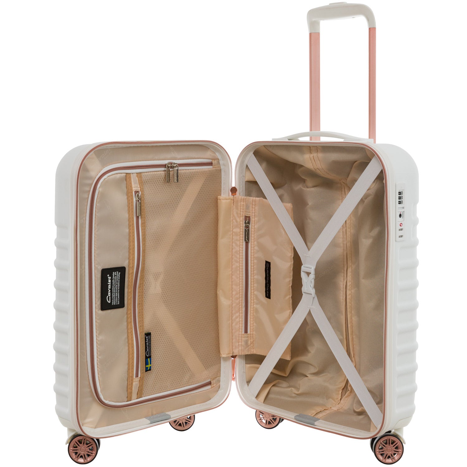 Cavalet Kabinväska Pasadena Vit/Rosé