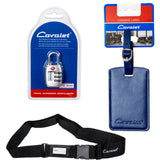 Cavalet Resekit 13 (TSA Lås, Bagagerem, Bagagetag Blå)