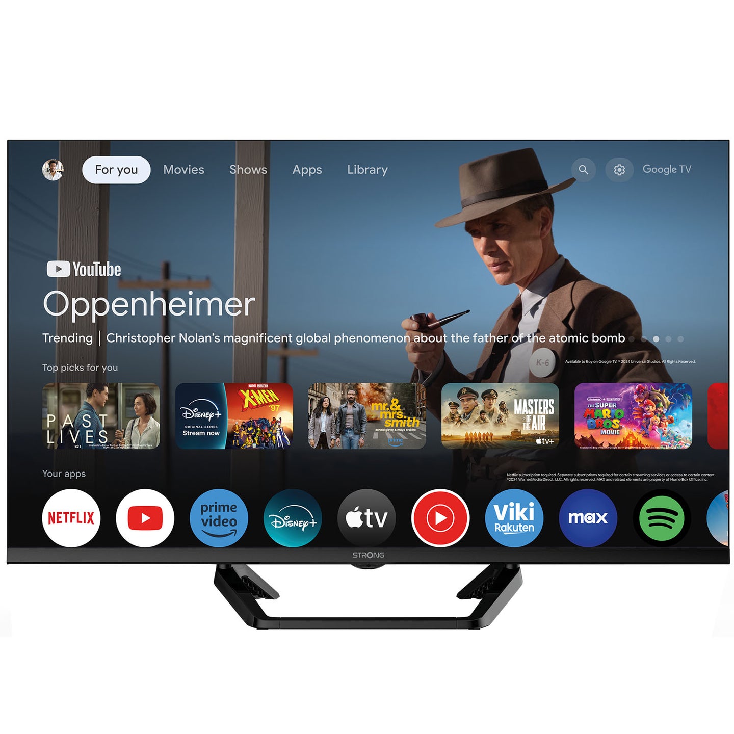 Strong TV 32" HD LED 230/12Volt Google TV SRT32HG4723C Svart