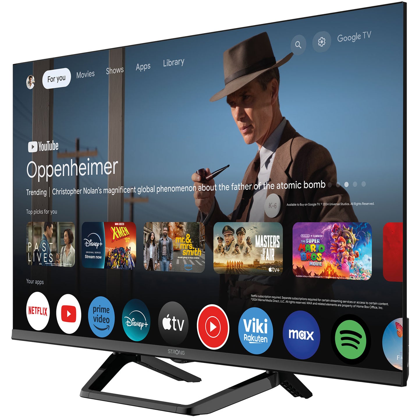 Strong TV 32" HD LED 230/12Volt Google TV SRT32HG4723C Svart