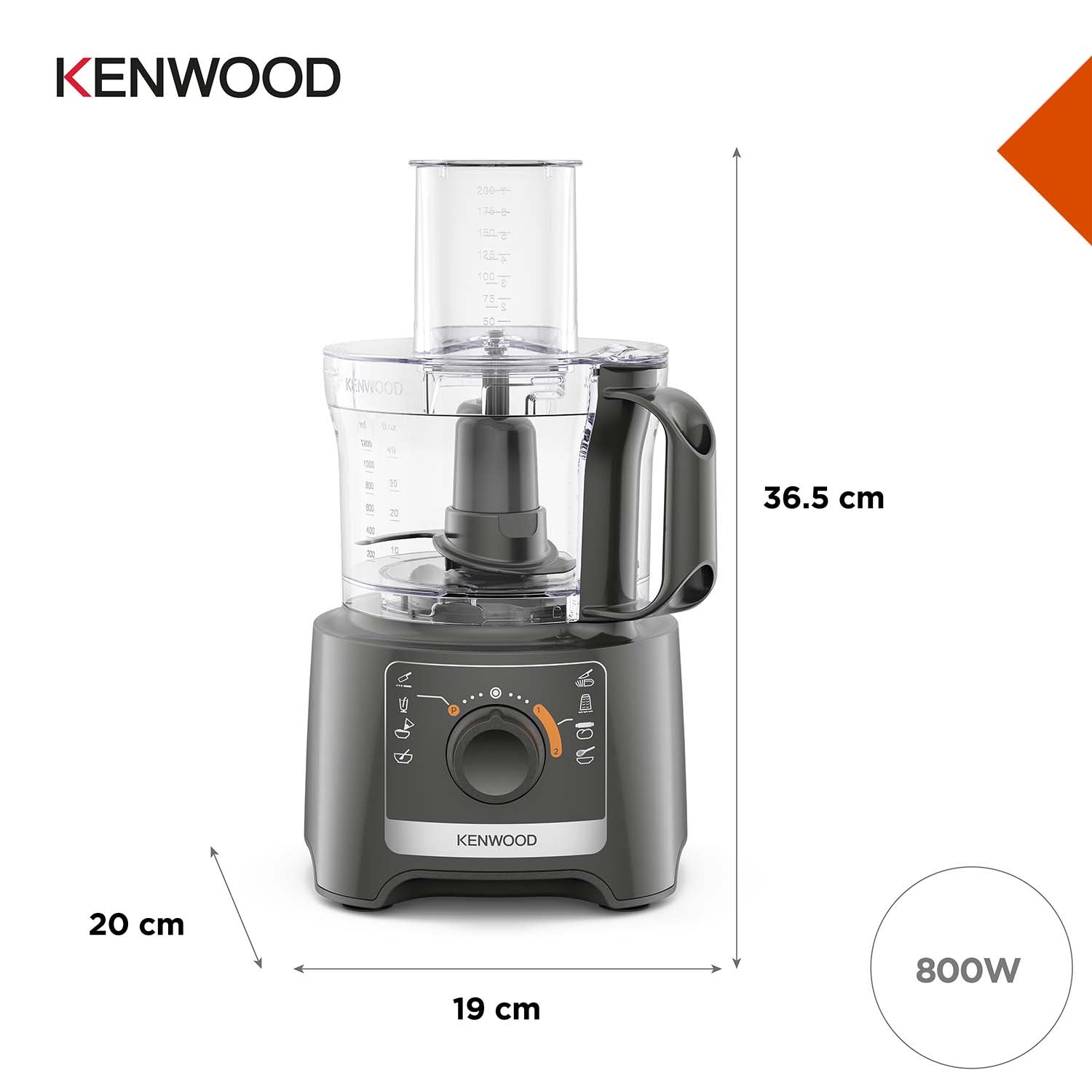 Kenwood Matberedare FDP31.360GY MultiPro Compact