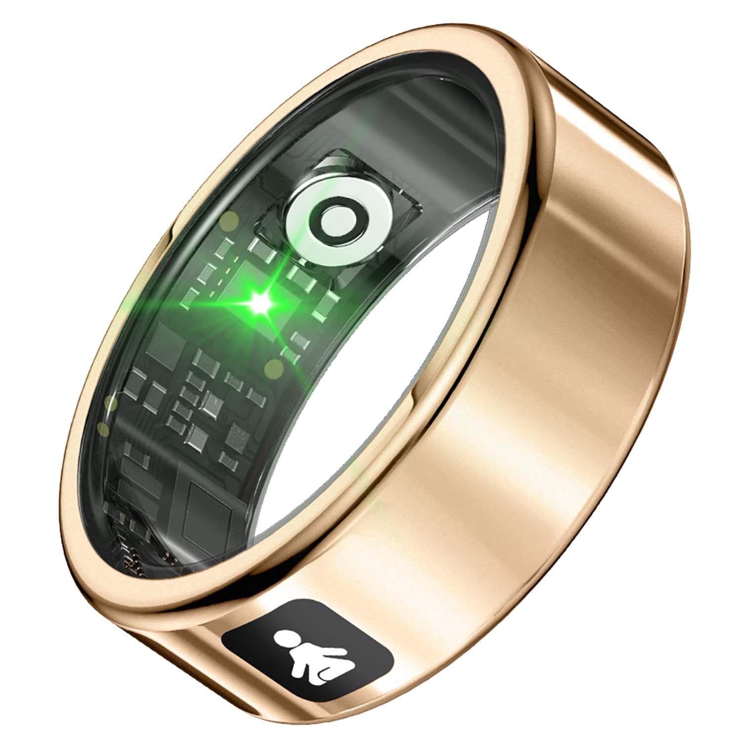 Fitpaddy Fitring Smart Ring med Display XS