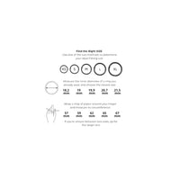 Fitpaddy Fitring Smart Ring med Display M