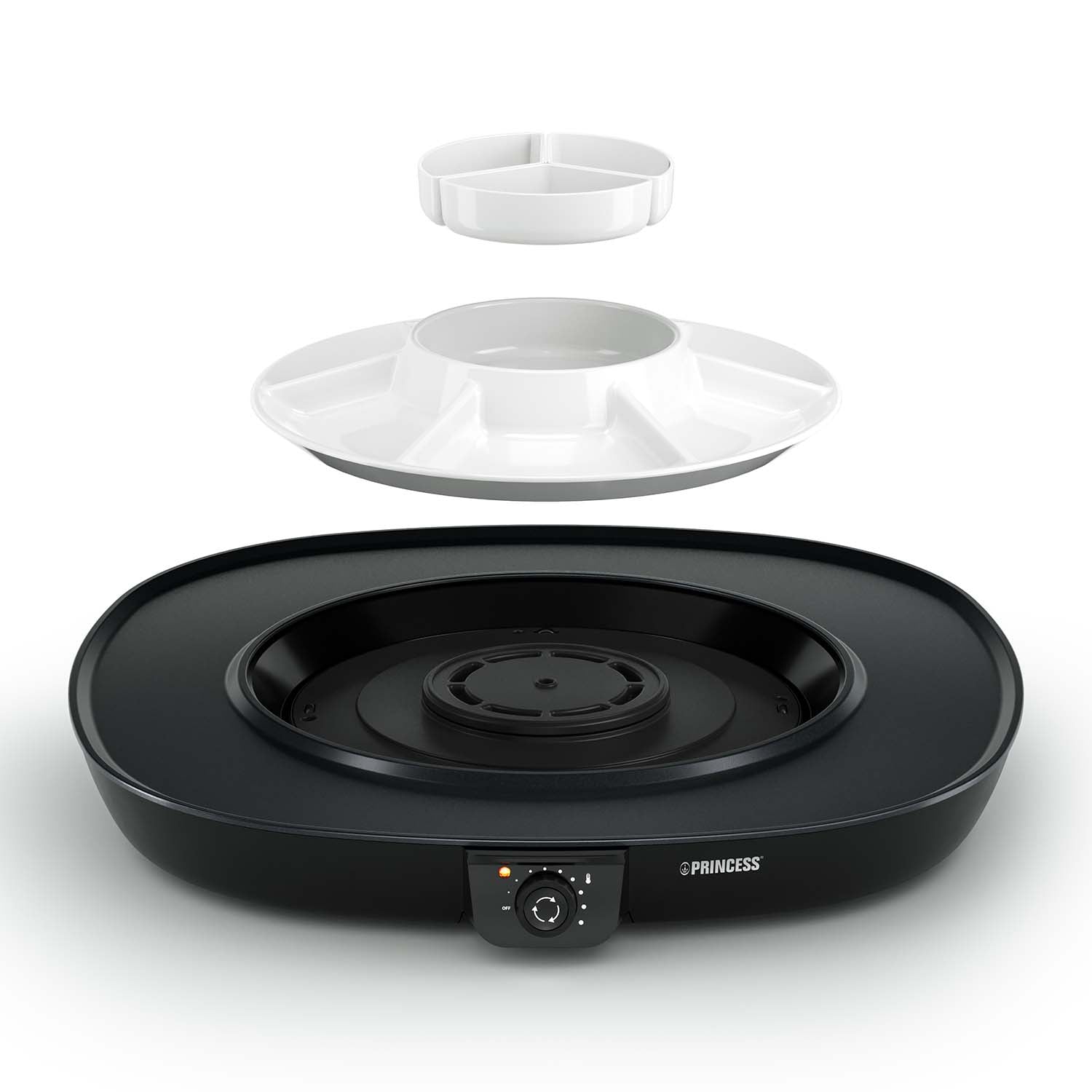 Princess Bordsgrill Table Chef Pirouette 45x47,5cm 1000W - 103260