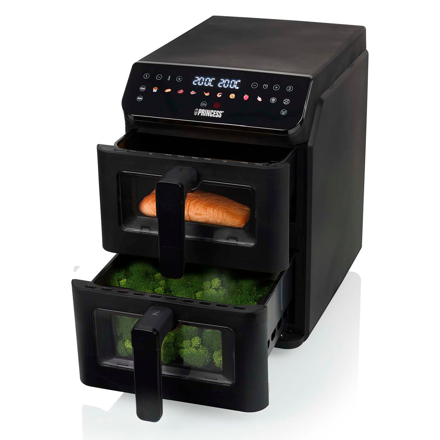 Princess Airfryer Staplad 2x5L 3000W - 182490