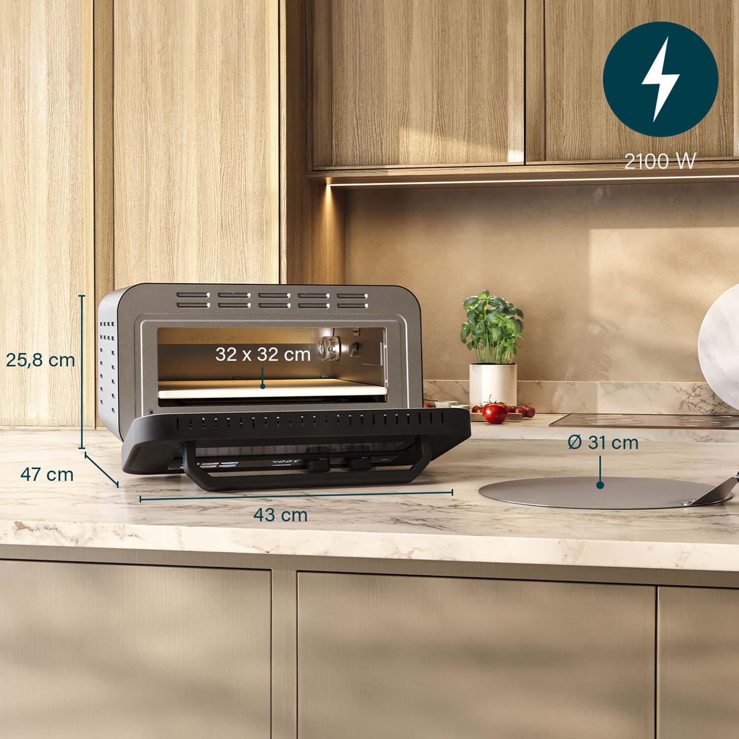 Princess Pizzaugn Pro Max 2100W 400°C - 112780