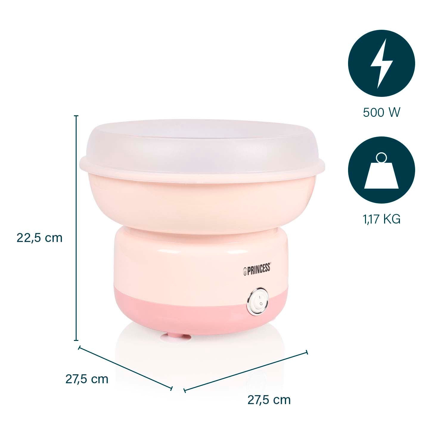 Princess Sockervaddsmaskin 500W - 292990