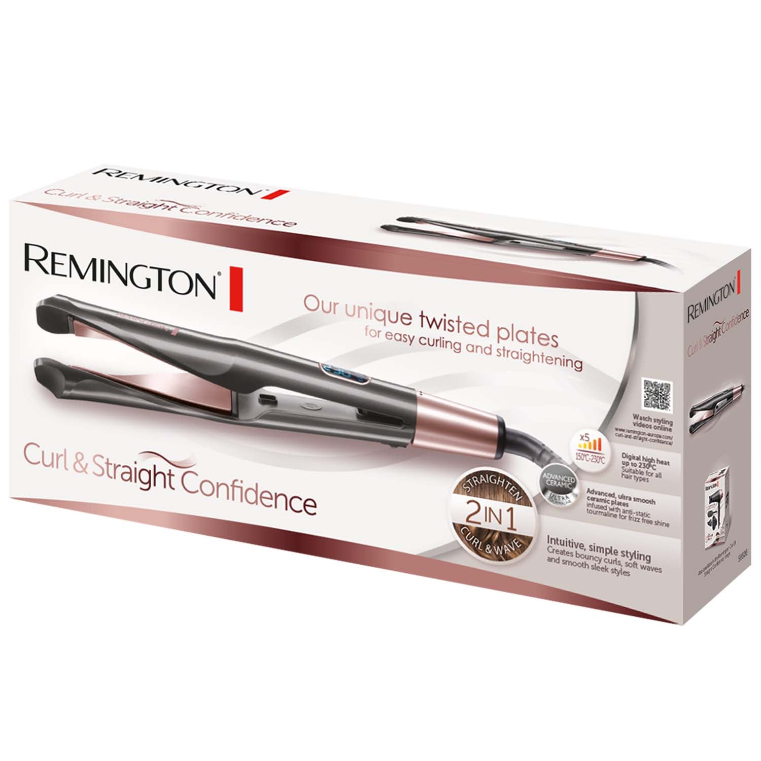 Remington Curl & Straight Confidence S6606