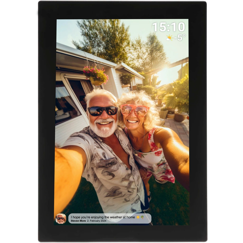 Denver Digital fotoram 10,1" Wi-Fi FRAMEO PFF-1037B Svart – Dela minnen på ett helt nytt sätt