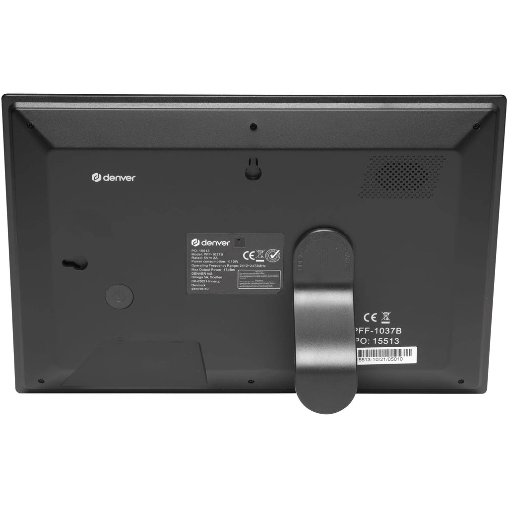 Denver Digital fotoram 10,1" Wi-Fi FRAMEO PFF-1037B Svart – Dela minnen på ett helt nytt sätt