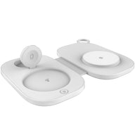 Celly 3-i-1 Trådlös laddare MagSafe-kompatibel Vit