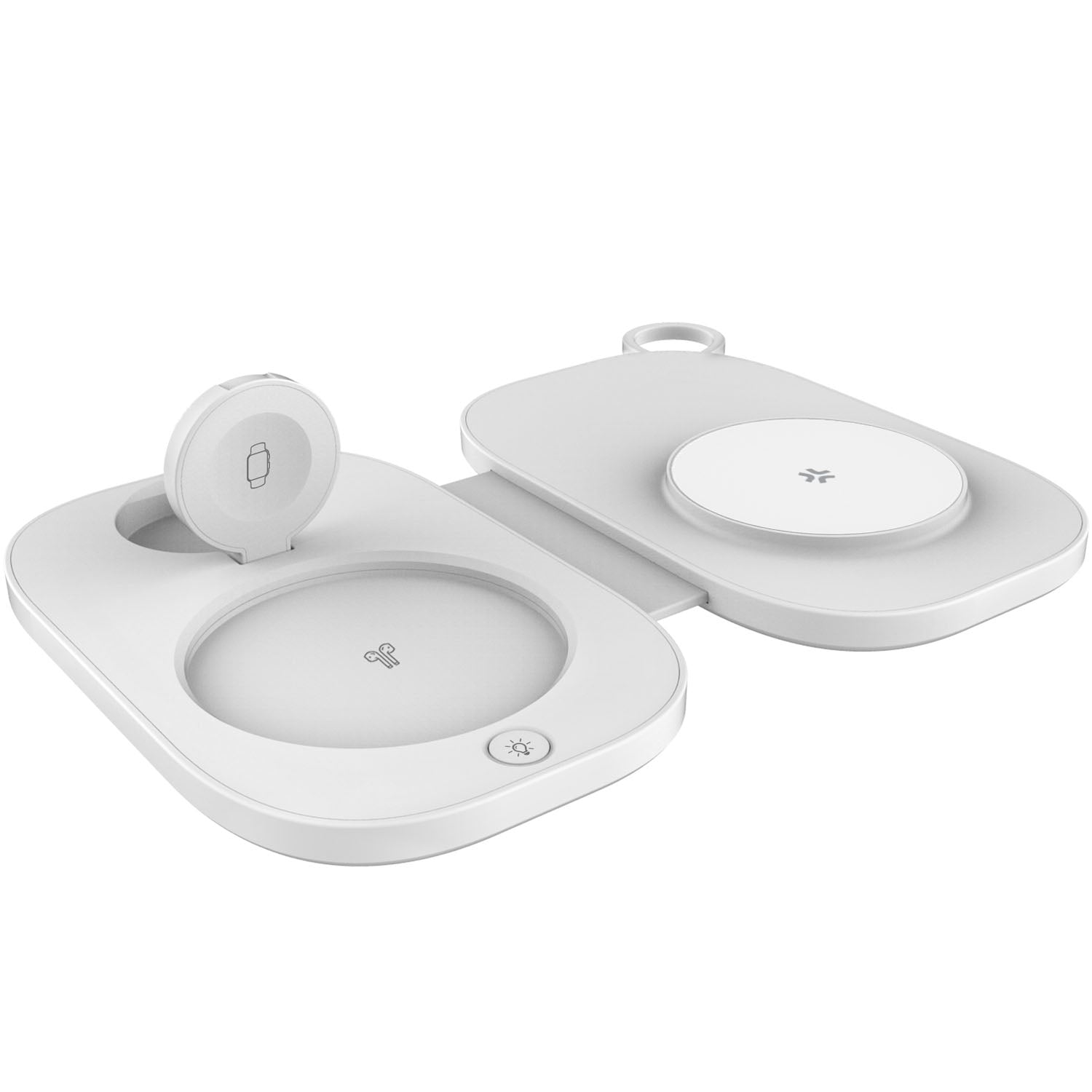 Celly 3-i-1 Trådlös laddare MagSafe-kompatibel Vit