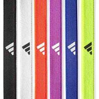 Adidas Hairbands - Set of 6 Black/White/Red/Purple/Blue/Ye