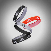 Adidas Hair Ties - Set of 4 Black/White/Solar Red