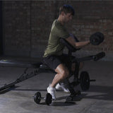Adidas Performance Training Bench – Justerbar träningsbänk med benstation & preacher pad