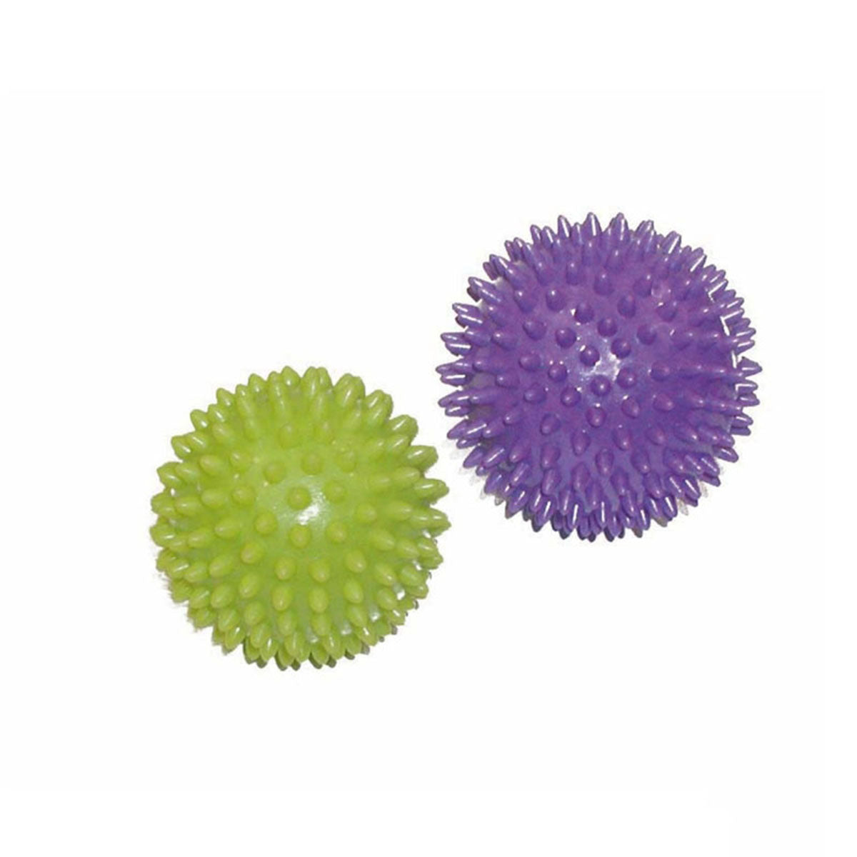 Toorx Massageball Set, 7,5 + 9 cm. Grøn/Violet