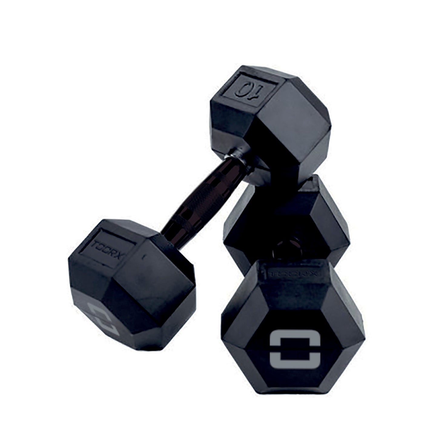 Toorx Hex Rubber Dumbbell 1 Kg