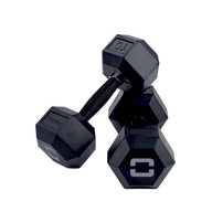 Toorx Hex. Rubber Dumbbell 10 Kg