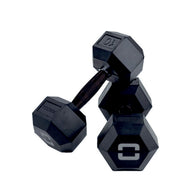 Toorx Hex Rubber Dumbbell 12-5 Kg