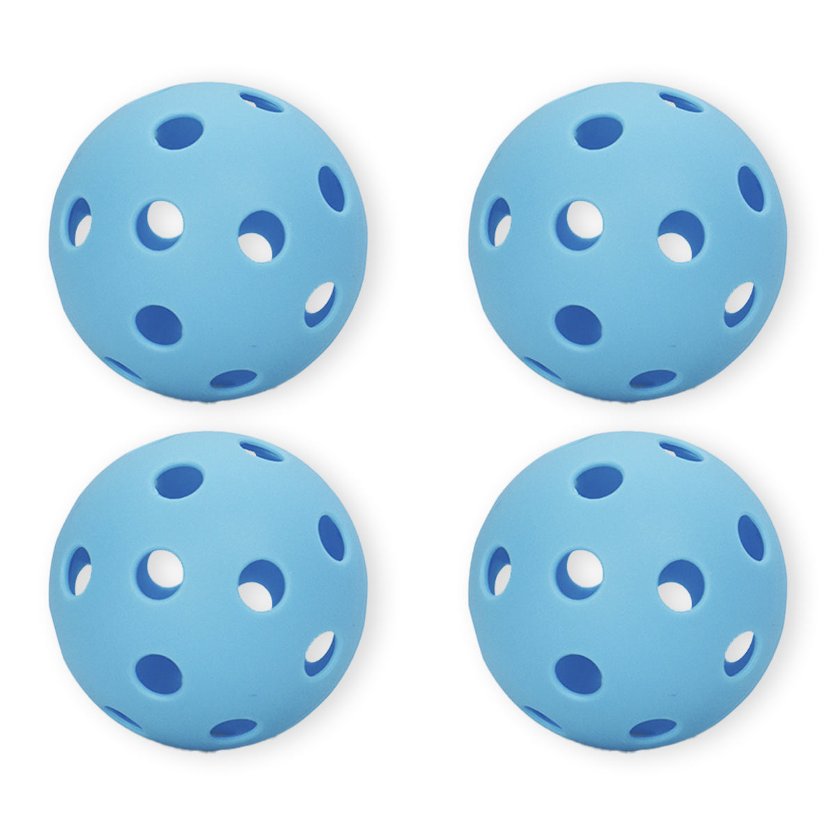 ASG Pickle ball indoor 40, 4 pcs. Turquis