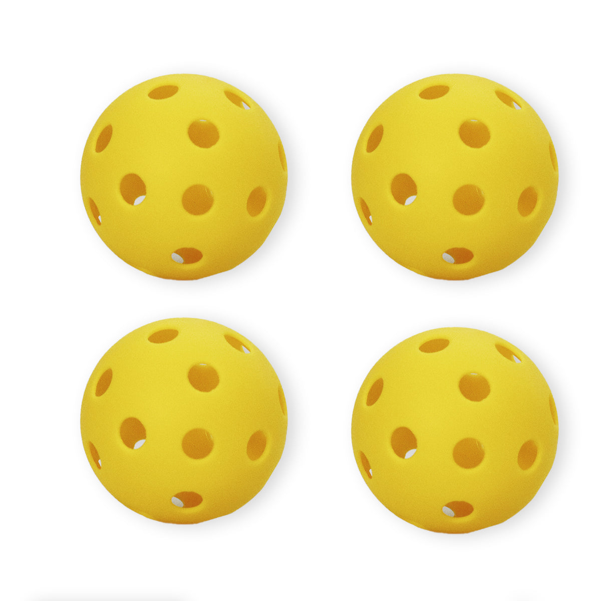 ASG Pickle ball indoor 40, 4 pcs. Yellow