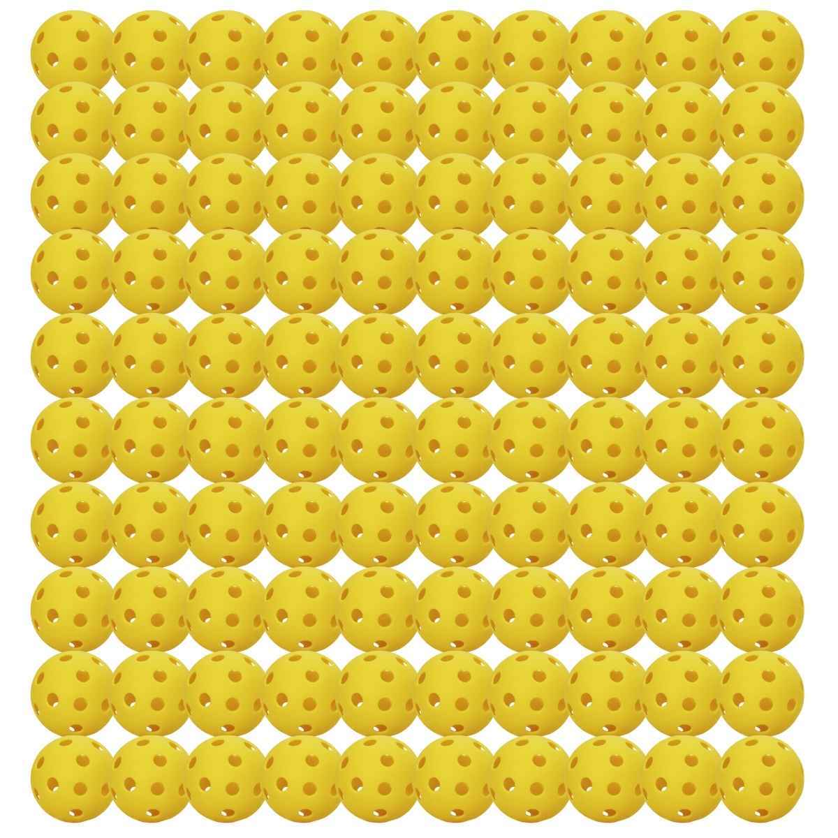 ASG Pickle ball indoor 40, 100 pcs Yellow