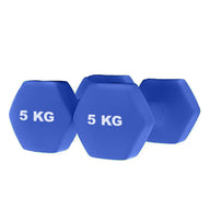 ASG Neoprene Dumbbell Set 2x5 kg