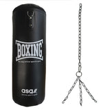 ASG Boxing Bag+Gloves 80cm,15kg Hvid