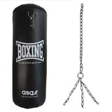 ASG Boxing bag+Gloves, 60 cm,11kg Hvid