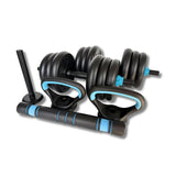 ASG Vægtsæt 20 kg. Sort/Petrol Black/Petrol Blue