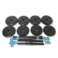 ASG Vægtsæt 15 kg. Black/Petrol Blue