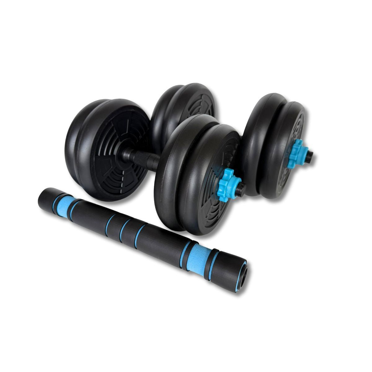 ASG Vægtsæt 15 kg. Black/Petrol Blue