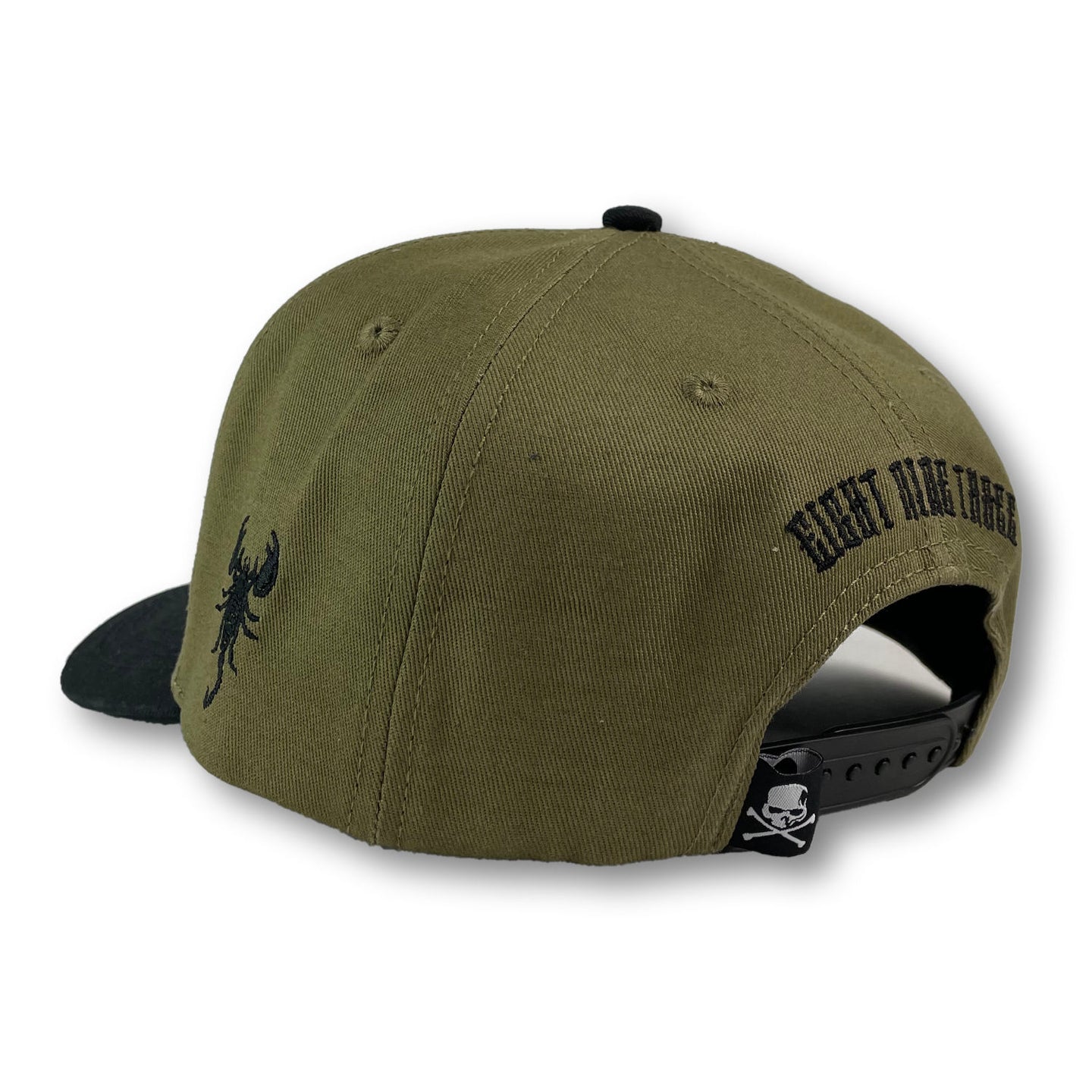 Yakuza College Script Snapback, olive
