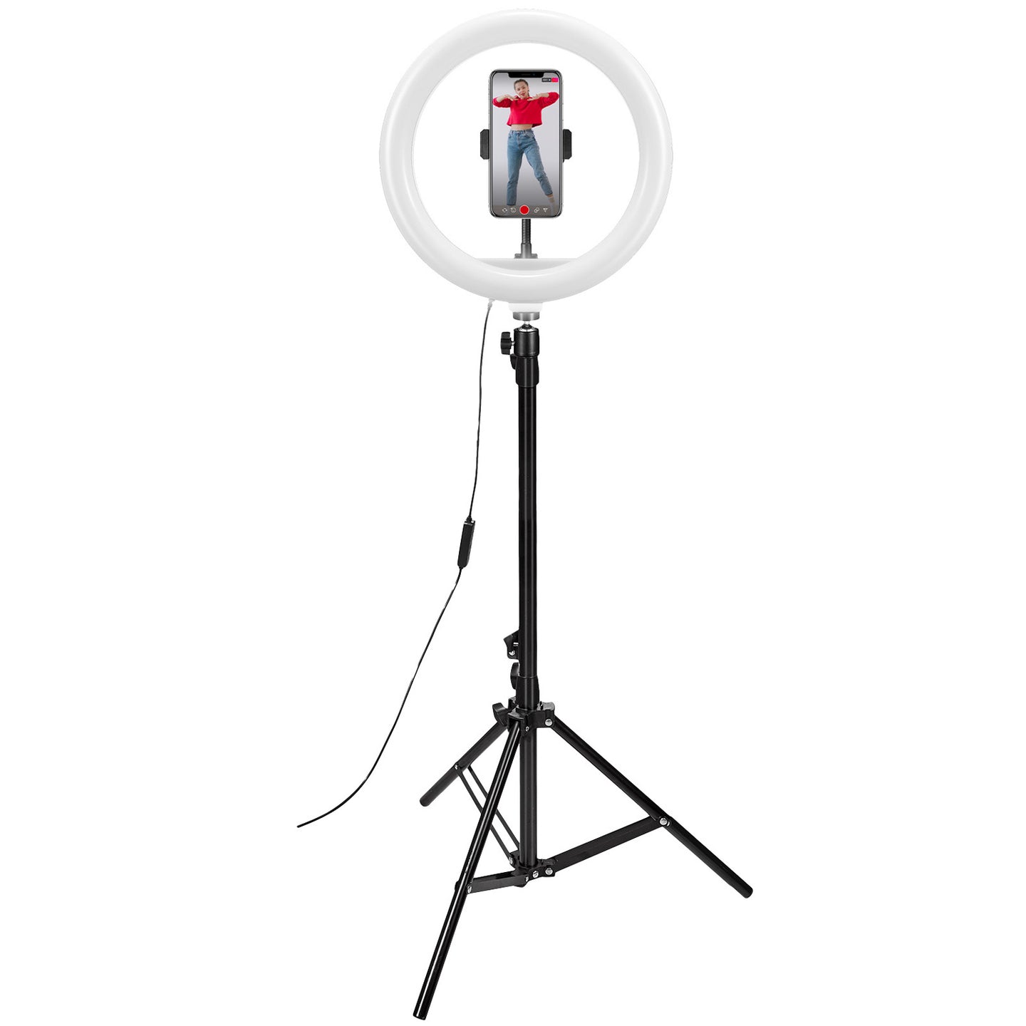 Celly CLICKRINGUSB 12" Ringlampa med 1,6m Tripod